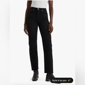 Levi’s Wedgie Straight Jean black 32x28